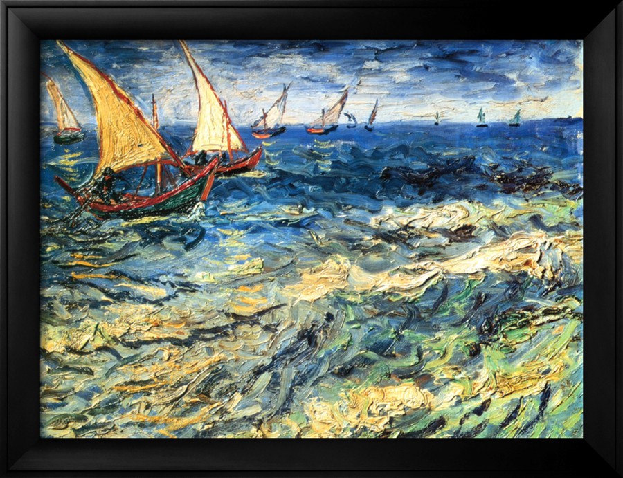 Seascape at Saintes - Maries - Vincent Van Gogh Paintings